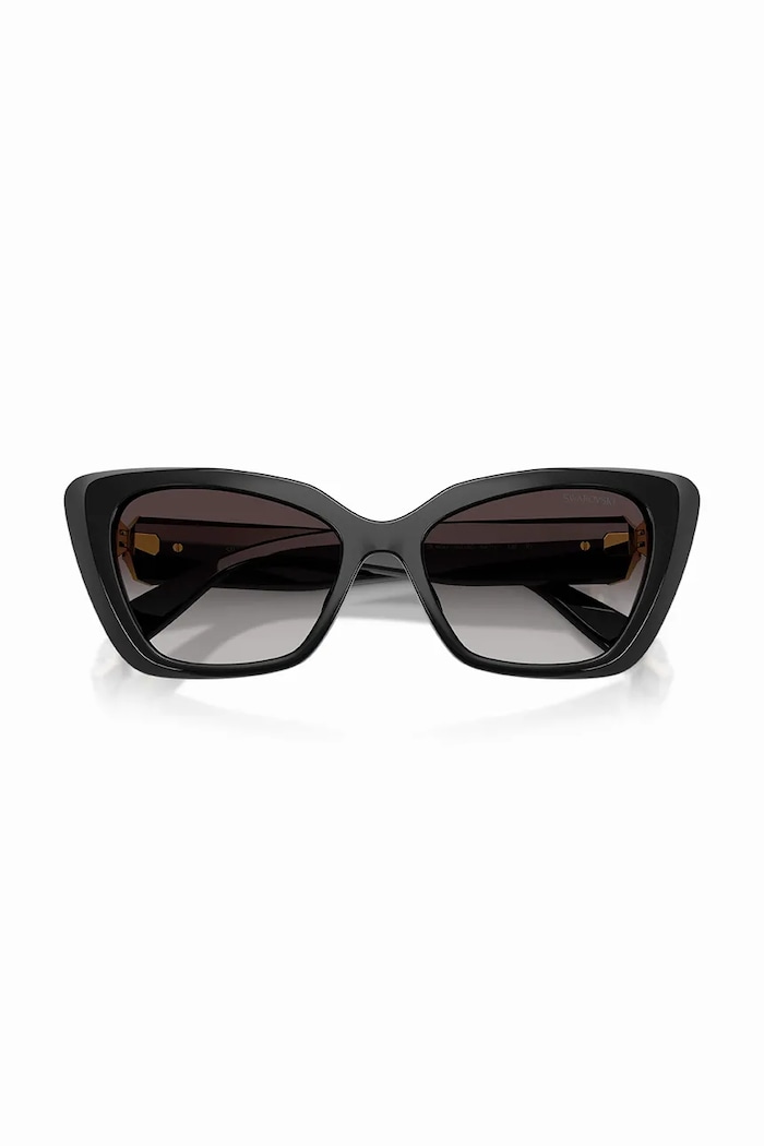 Swarovski okulary przeciwsłoneczne kocie oczy damskie MILLENIA 5737919 czarny