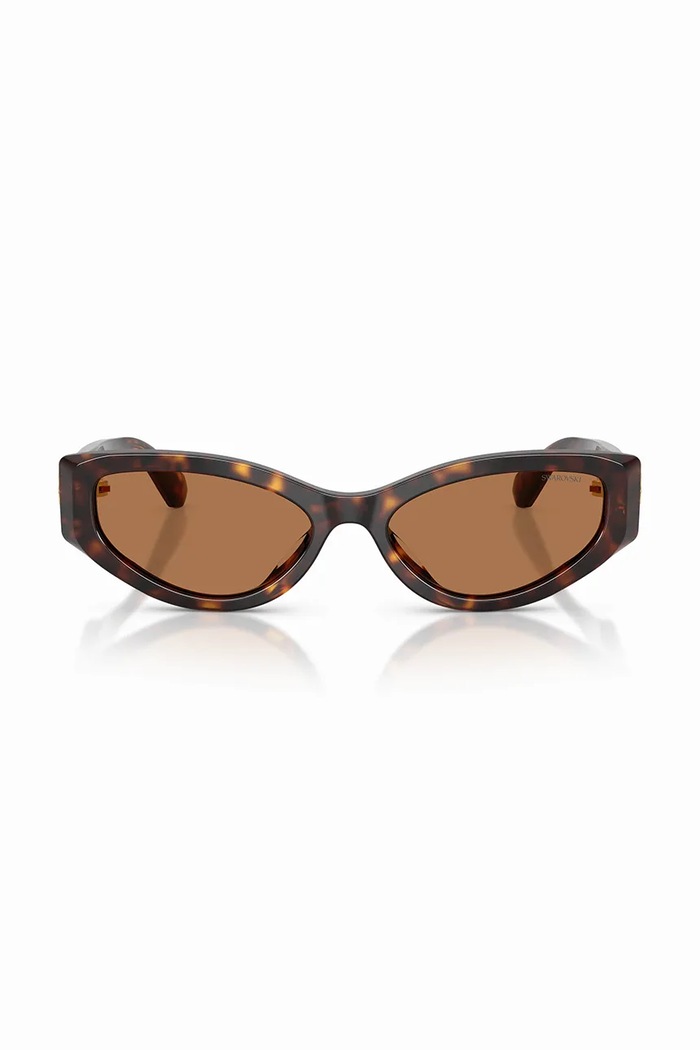 Swarovski okulary przeciwsłoneczne kocie oczy damskie LUCENT 5737643 brązowy SS26