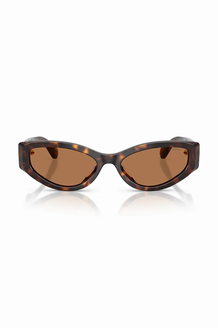 Swarovski okulary przeciwsłoneczne kocie oczy damskie LUCENT 5737643 brązowy SS26