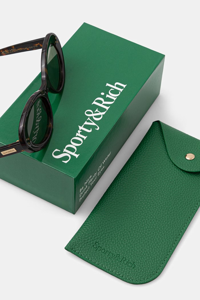 Akcesoria Sporty & Rich okulary przeciwsłoneczne damskie AC049600300BR12 brązowy