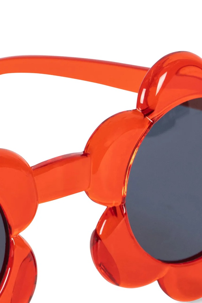 Konges Sløjd okulary przeciwsłoneczne dziecięce SUNGLASSES JUNIOR FLOWER czerwony KS102799.PPY2