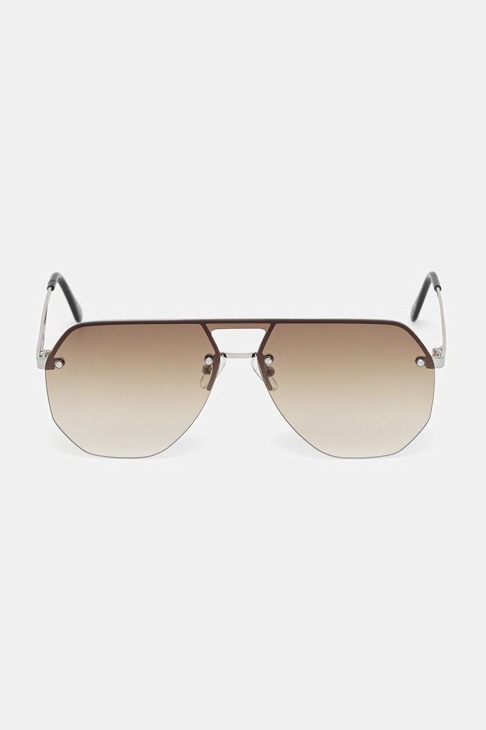 Aldo γυαλιά ηλίου aviator Ανδρικά MICHAELE MICHAELE.040 ασημί SS26