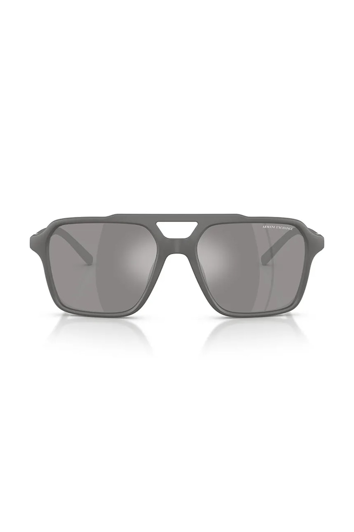 Akcesoria Armani Exchange okulary przeciwsłoneczne pilotki męskie 0AX4166SU szary