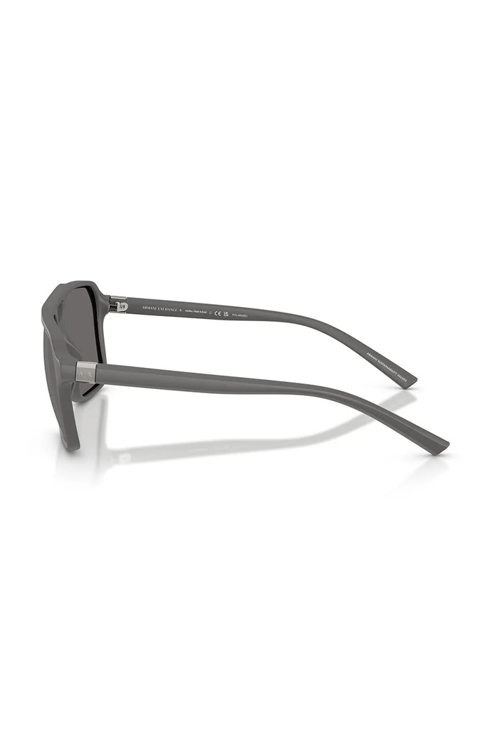 Armani Exchange okulary przeciwsłoneczne pilotki męskie szary 0AX4166SU