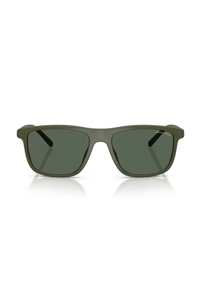 Akcesoria Armani Exchange okulary przeciwsłoneczne męskie 0AX4167SU zielony