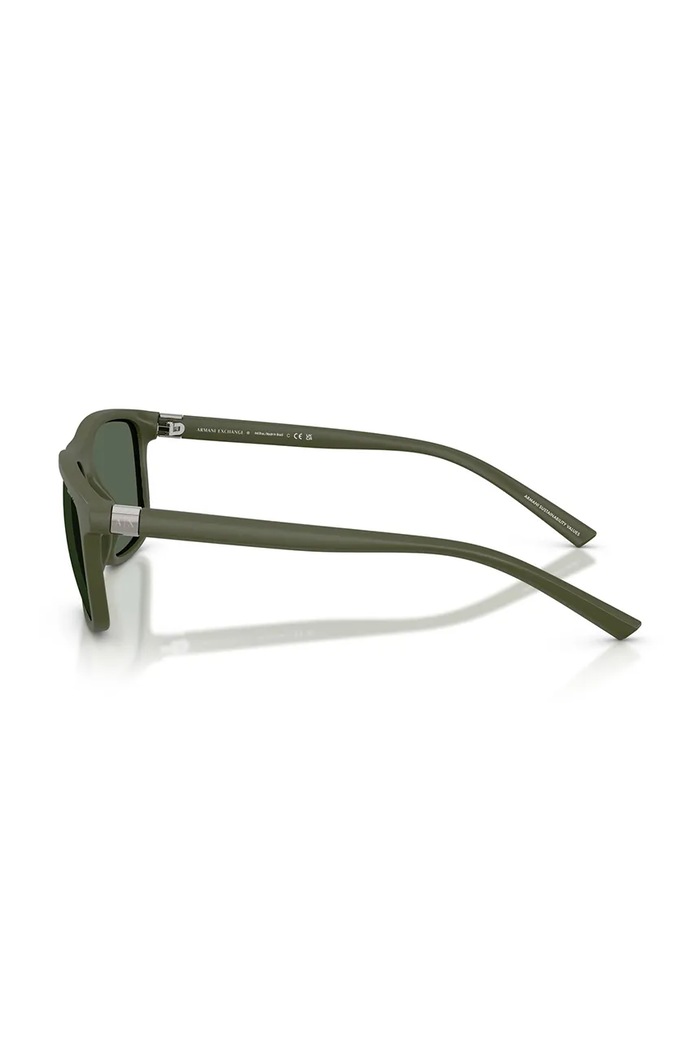 Armani Exchange okulary przeciwsłoneczne męskie zielony 0AX4167SU