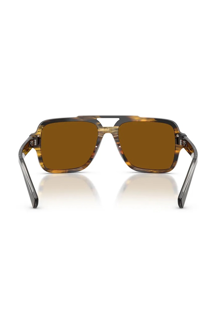Dolce & Gabbana occhiali da sole da pilota da uomo marrone 0DG4544
