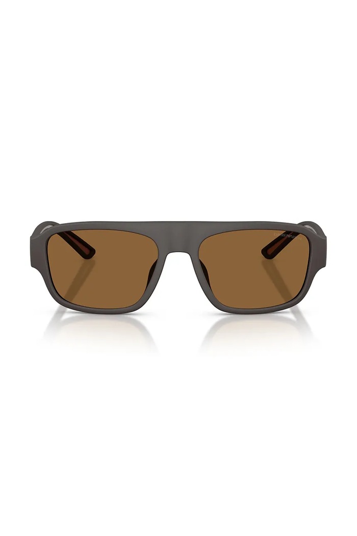 Akcesoria Emporio Armani okulary przeciwsłoneczne męskie 0EA4266U brązowy