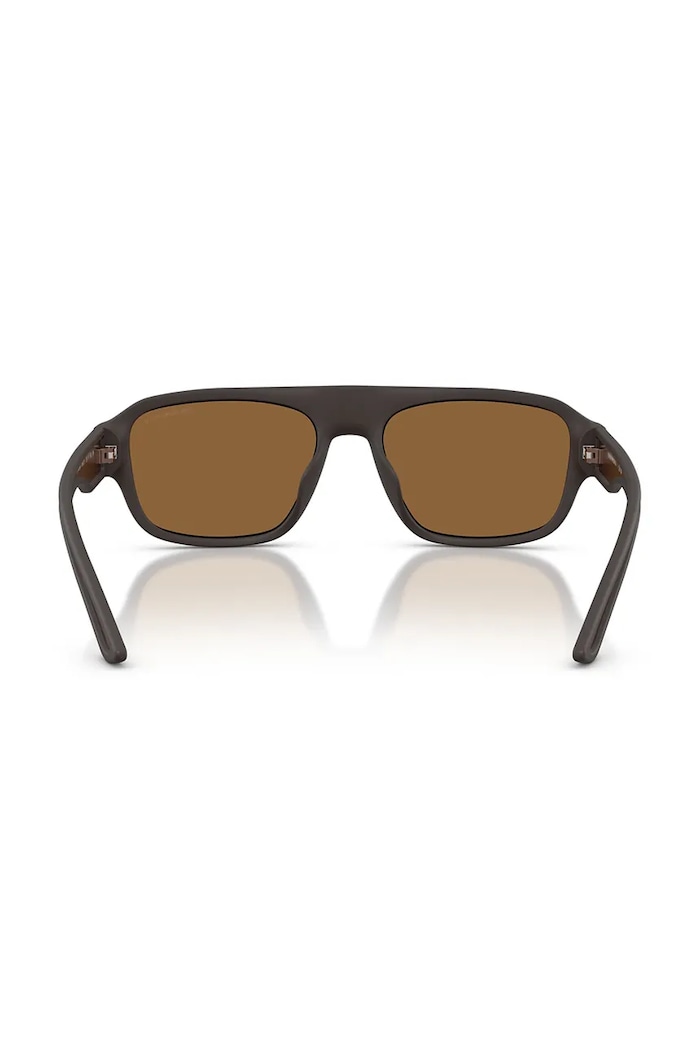Emporio Armani okulary przeciwsłoneczne męskie 0EA4266U brązowy