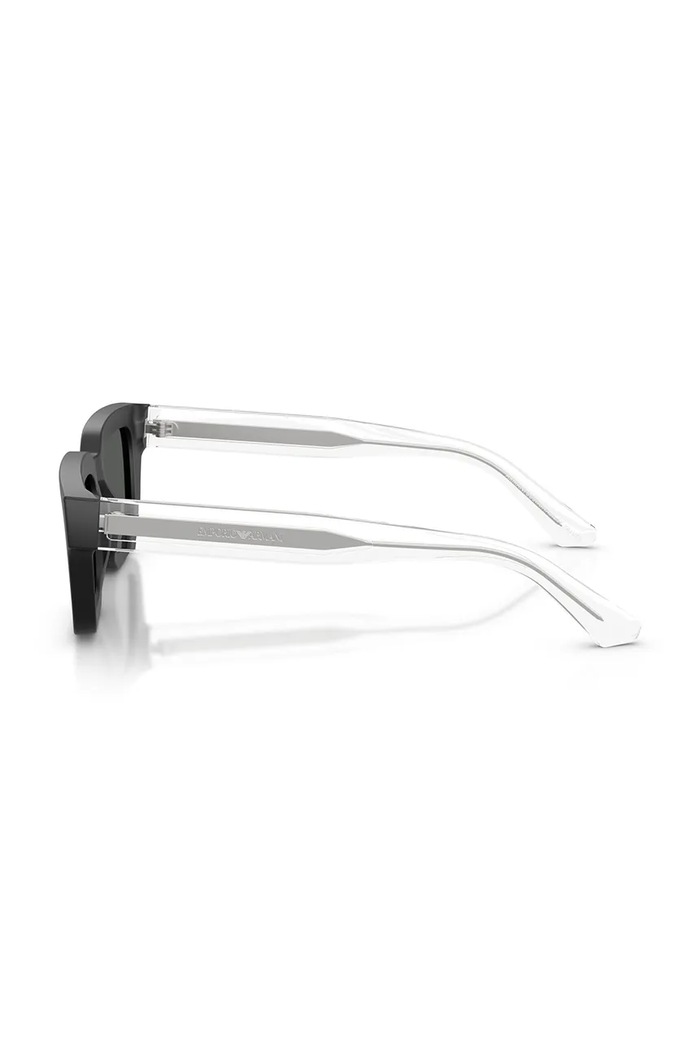 Emporio Armani okulary przeciwsłoneczne kwadratowe męskie czarny 0EA4270