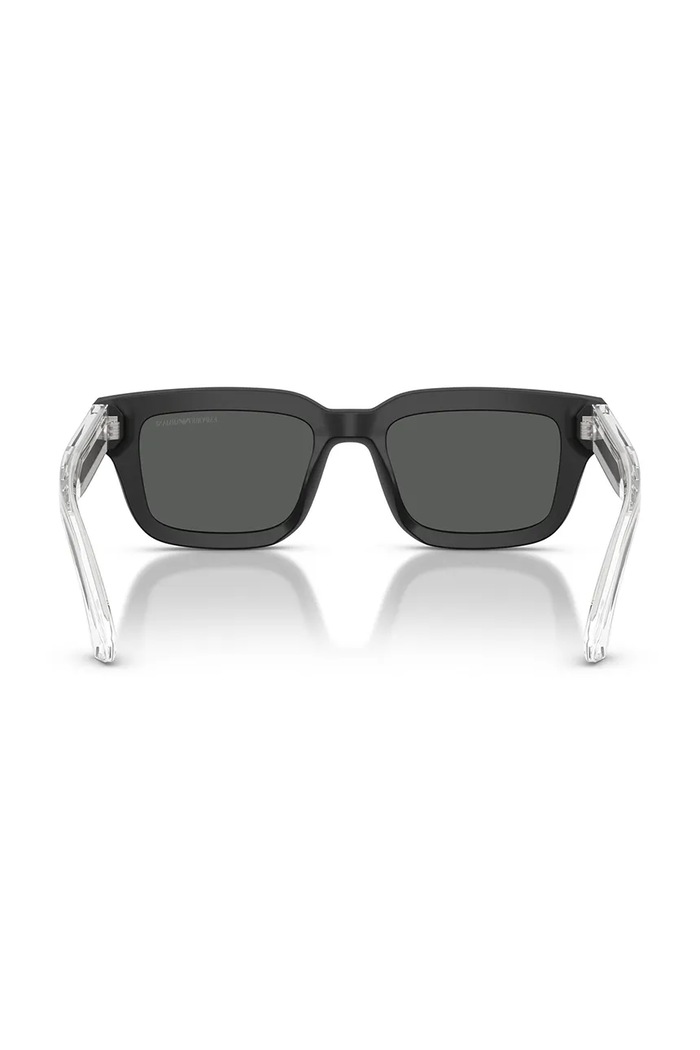 Emporio Armani okulary przeciwsłoneczne kwadratowe męskie 0EA4270 czarny