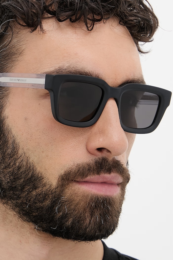Emporio Armani okulary przeciwsłoneczne kwadratowe męskie 0EA4270