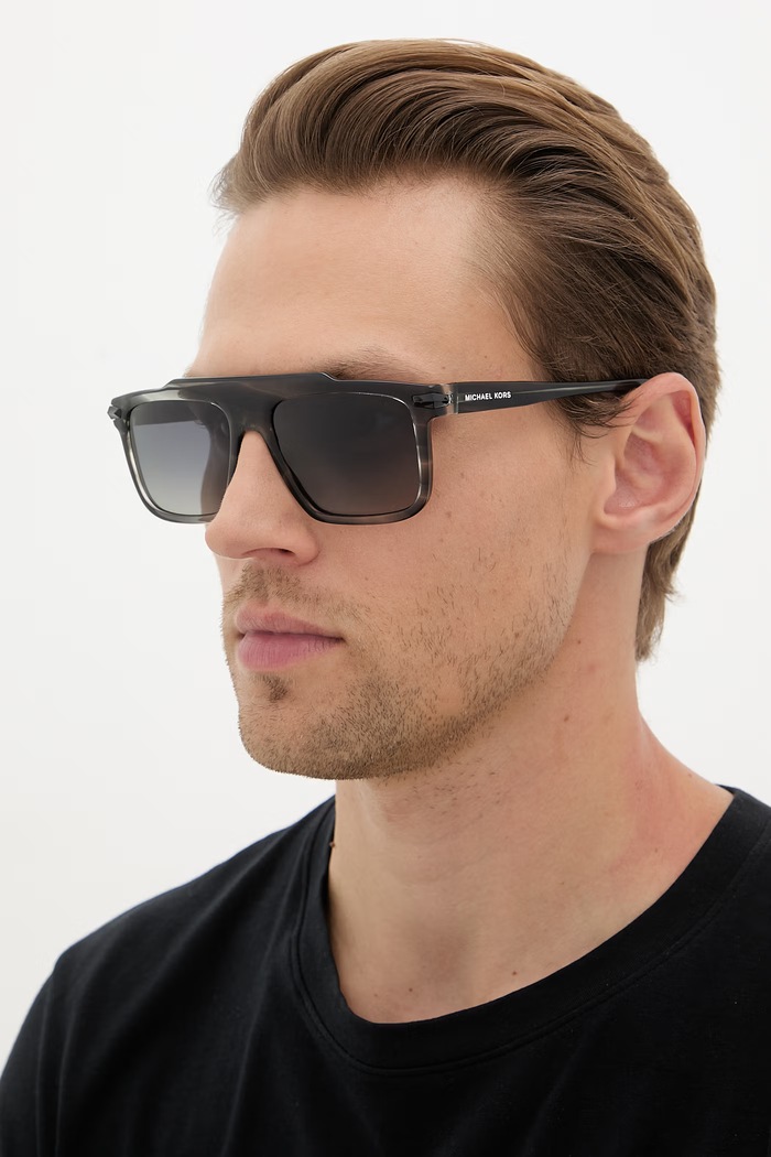 Michael Kors sončna očala moška siva 0MK2278U