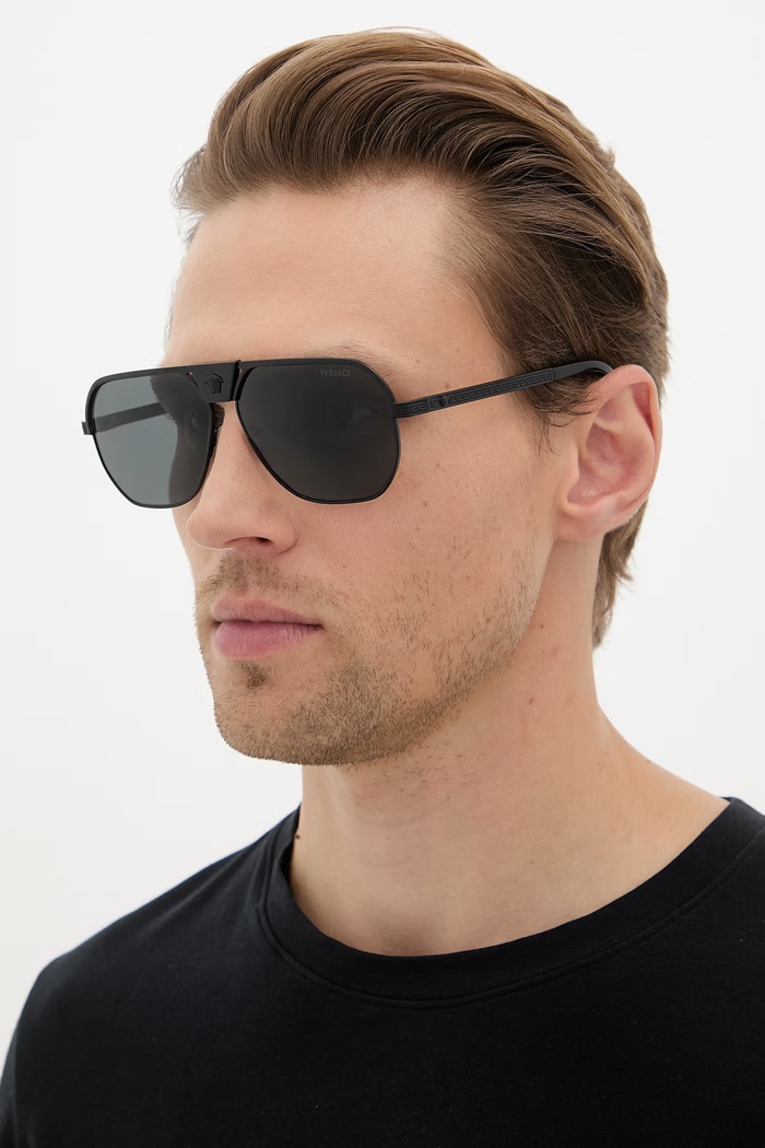 Versace ochelari de soare pentru bărbați negru 0VE2294