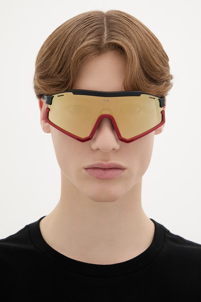 EA7 Emporio Armani sončna očala moška 0Q74006.63541T rdeča