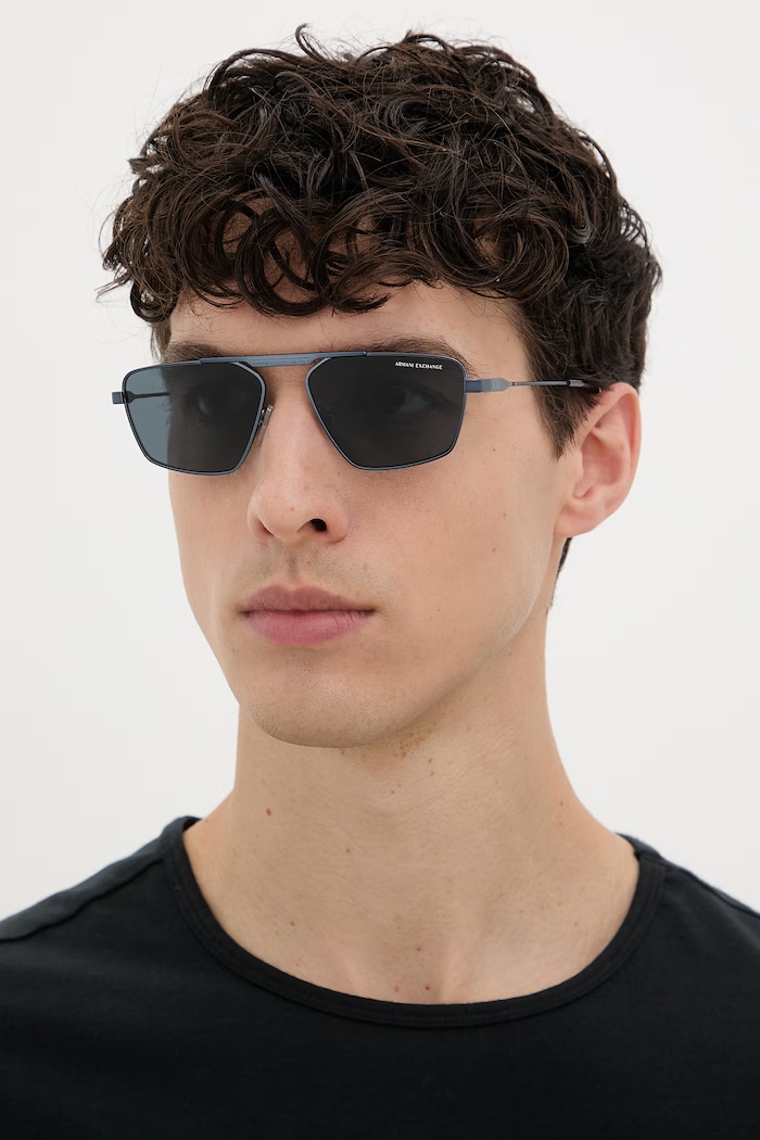 Armani Exchange sluneční brýle 0AX2059S modrá SS26