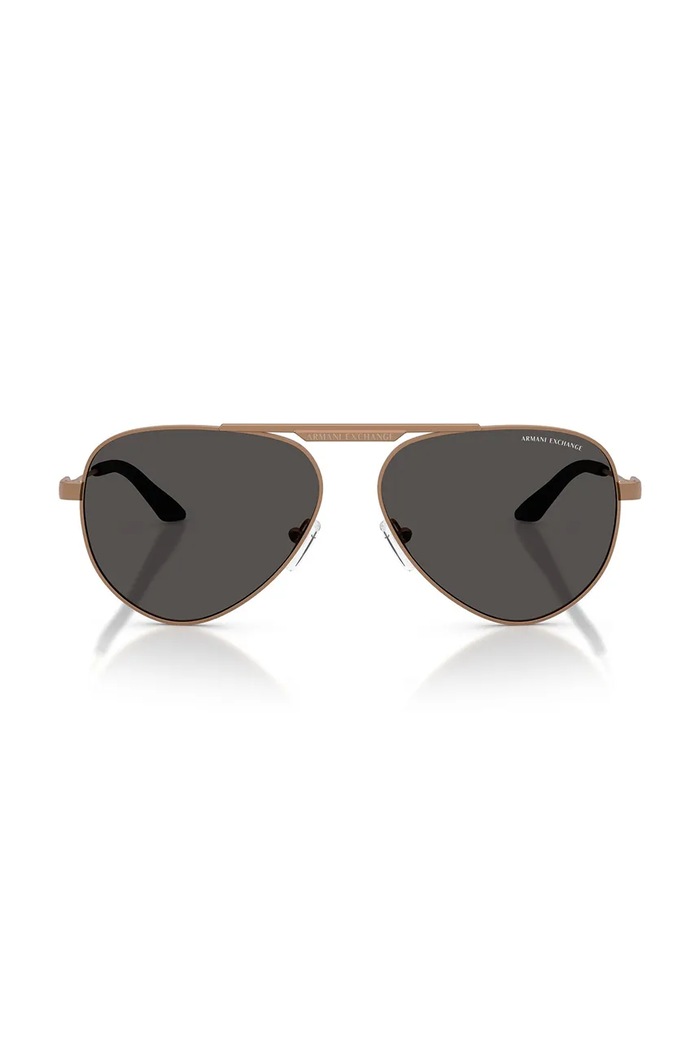 Armani Exchange авиаторски слънчеви очила кафяв 0AX2060S