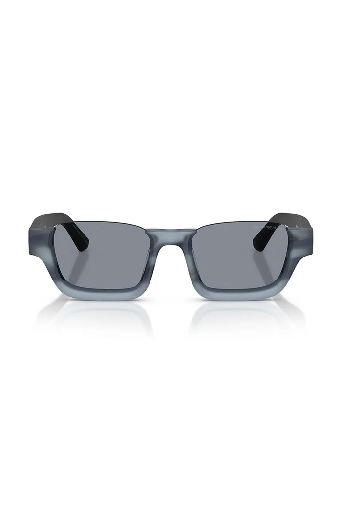 Emporio Armani okulary przeciwsłoneczne kwadratowe niebieski 0EA4268U