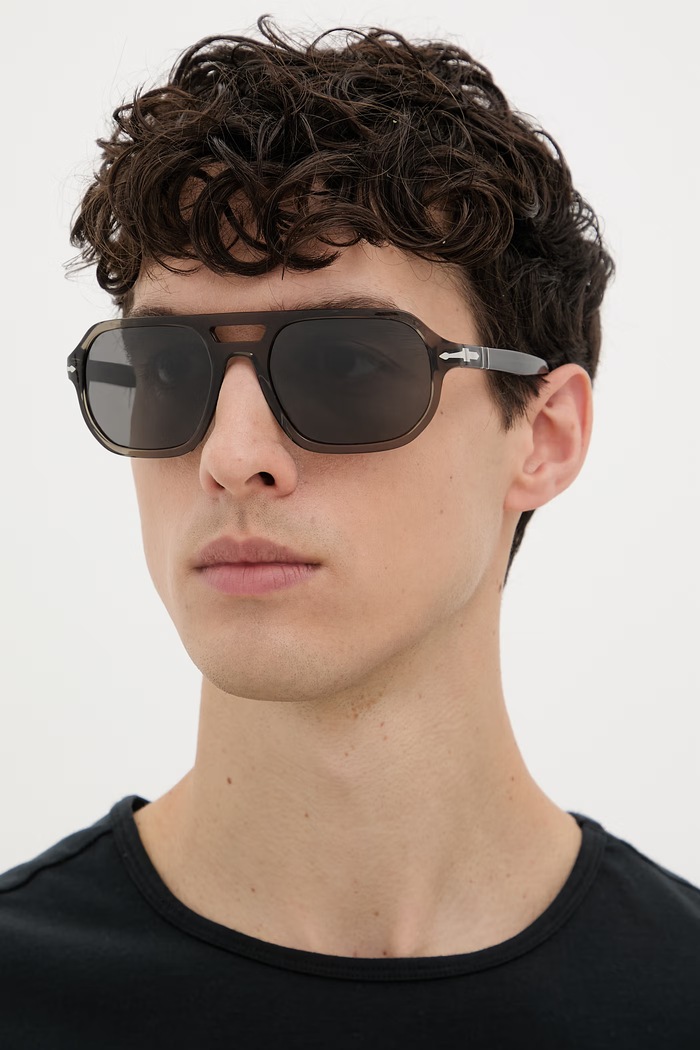 Persol слънчеви очила 0PO3393S сив SS26