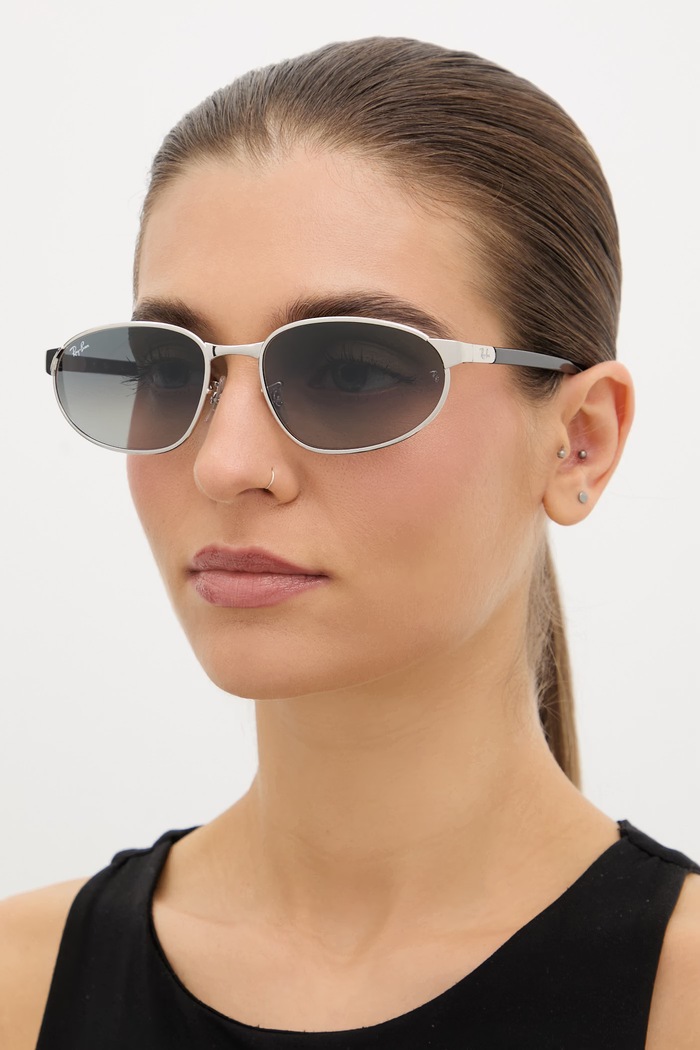 Doplnky Ray-Ban slnečné okuliare 0RB3777 strieborná