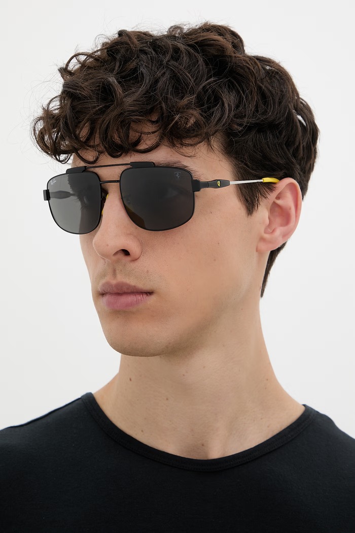 Ray-Ban ochelari de soare SCUDERIA FERRARI COLLECTION 0RB3789M negru SS26