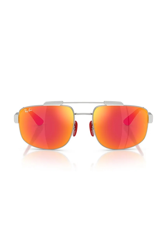 Akcesoria Ray-Ban okulary przeciwsłoneczne SCUDERIA FERRARI COLLECTION 0RB3789M srebrny
