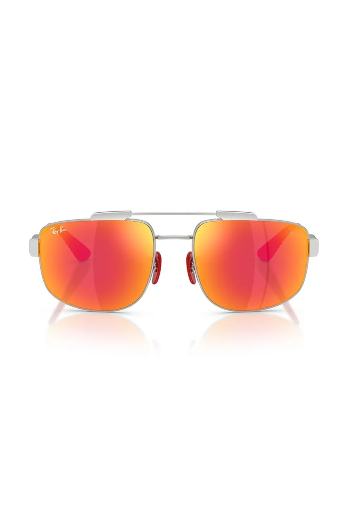 Akcesoria Ray-Ban okulary przeciwsłoneczne SCUDERIA FERRARI COLLECTION 0RB3789M srebrny