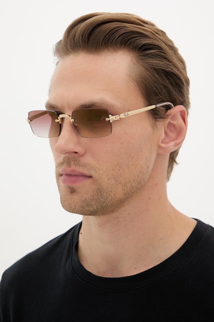 Ray-Ban ochelari de soare 0RB3928 aur SS26