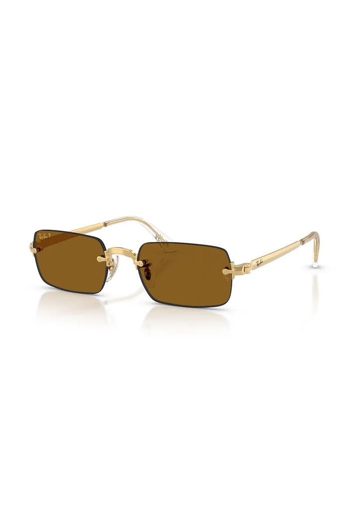 Ray-Ban okulary przeciwsłoneczne złoty 0RB3928