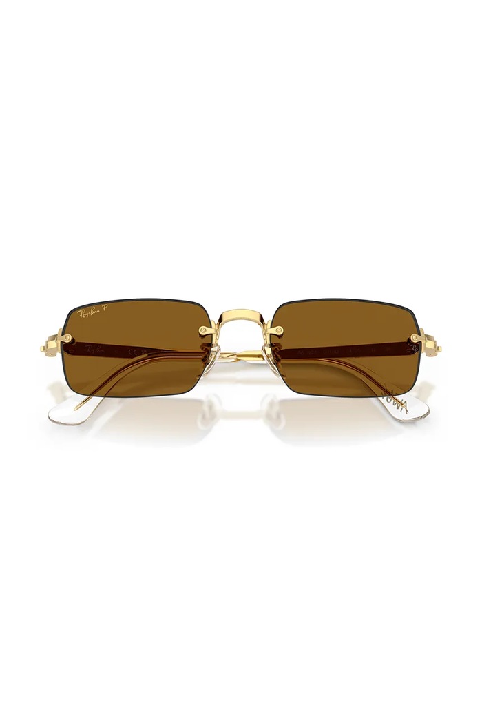 Ray-Ban okulary przeciwsłoneczne 0RB3928 złoty