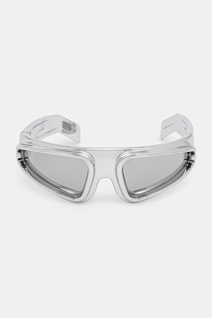 Rick Owens DRKSHDW sunglasses Ryder silver RG0000012.GSLVCS