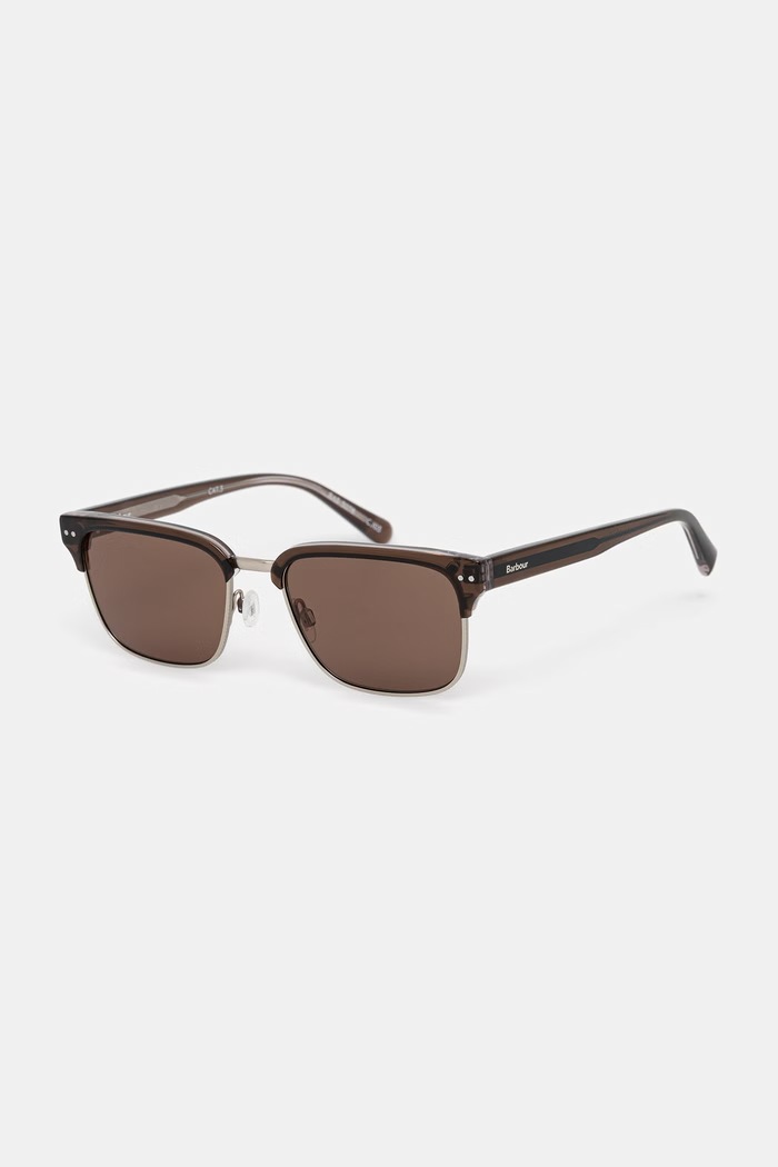 Barbour okulary przeciwsłoneczne brązowy BAS.3078