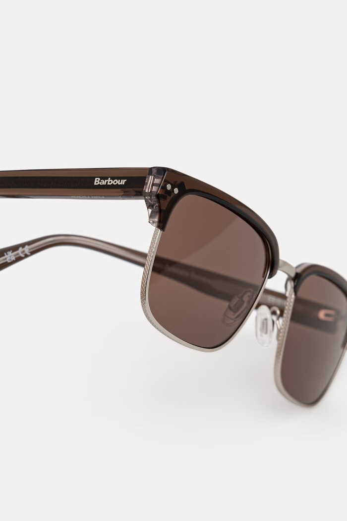 Barbour okulary przeciwsłoneczne BAS.3078 brązowy