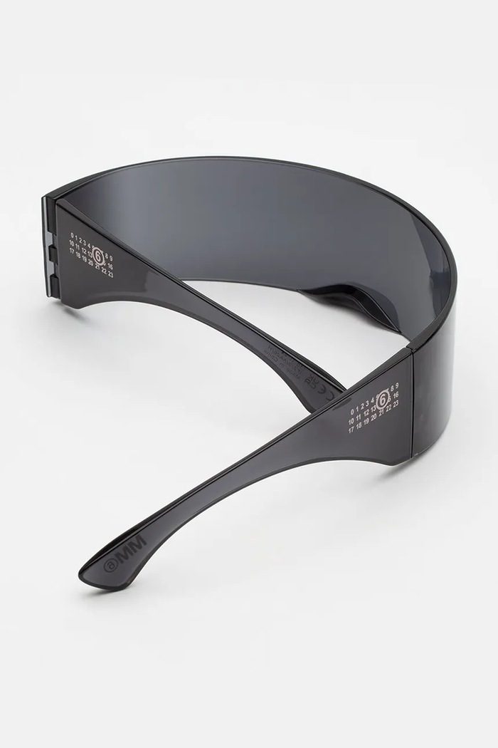 MM6 Maison Margiela LUNETTES 6 okulary przeciwsłoneczne czarny IANN