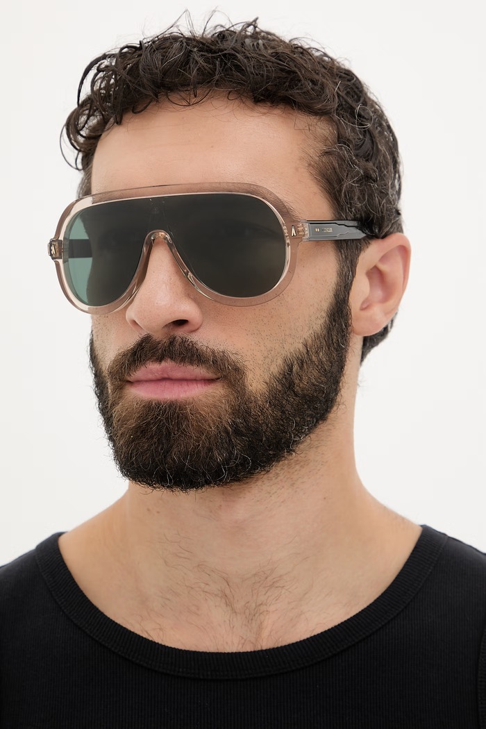 Moncler slnečné okuliare SUNSETTE 0ME6021U priesvitná SS26