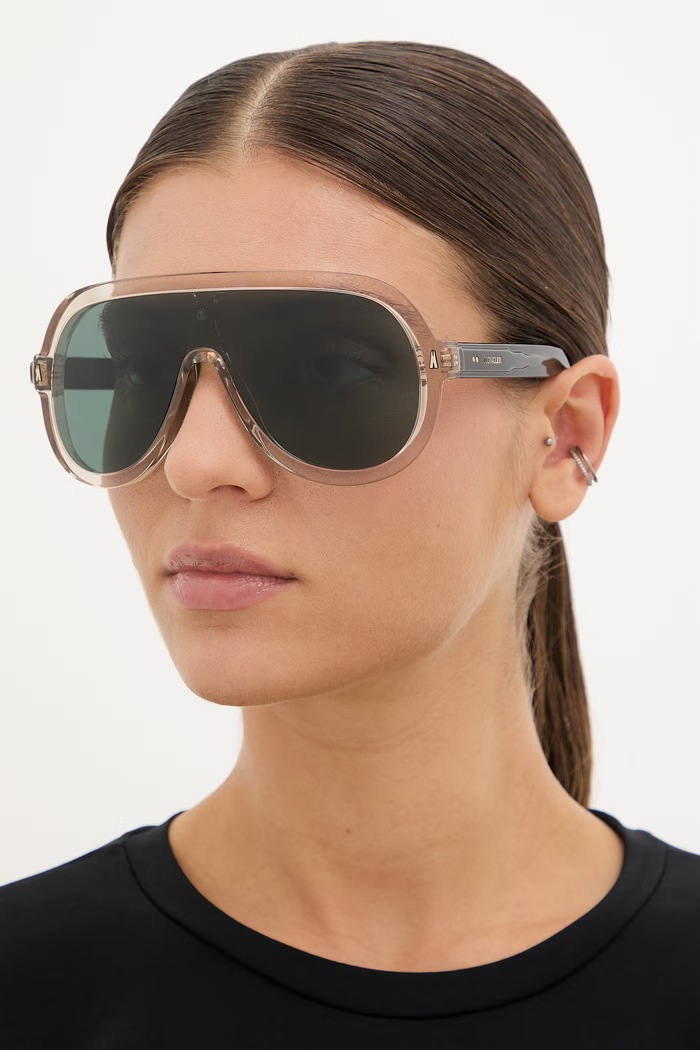 Doplnky Moncler slnečné okuliare SUNSETTE 0ME6021U priesvitná