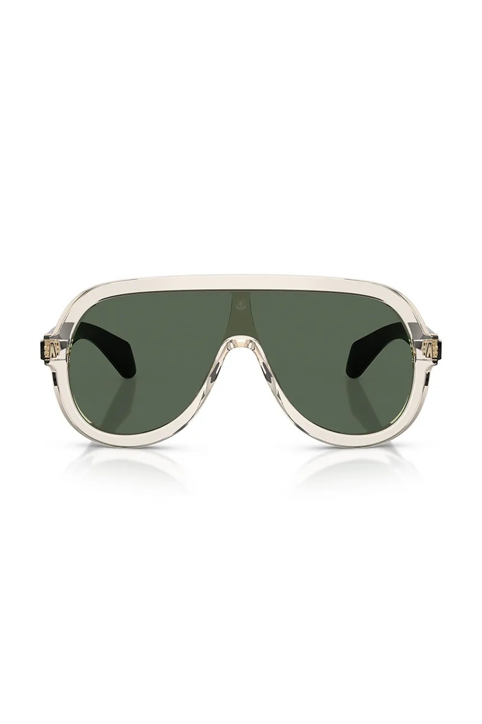 Moncler okulary przeciwsłoneczne SUNSETTE 0ME6021U transparentny SS26