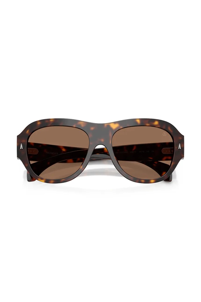 Moncler okulary przeciwsłoneczne ELEVANE 0ME6015U brązowy