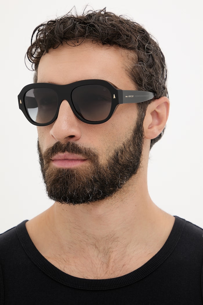 Moncler occhiali da sole ELEVANE 0ME6015U nero SS26