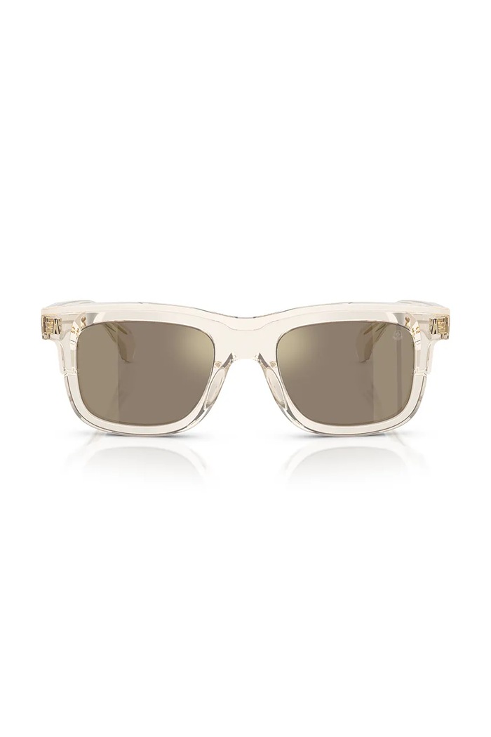 Moncler okulary przeciwsłoneczne CLARO 0ME6004 beżowy SS26