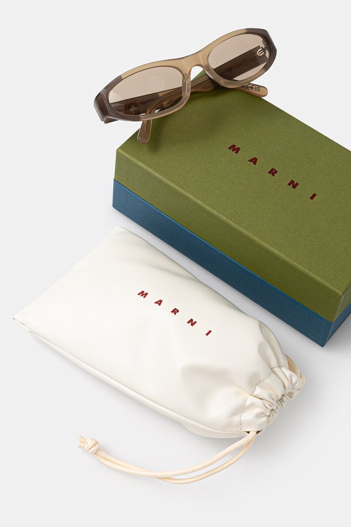 Accessories Marni Yozamei sunglasses E8P.IZFY brown