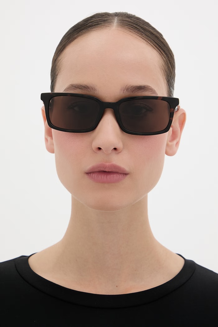 MM6 Maison Margiela LUNETTES 5 HAVANA okulary przeciwsłoneczne IH7B