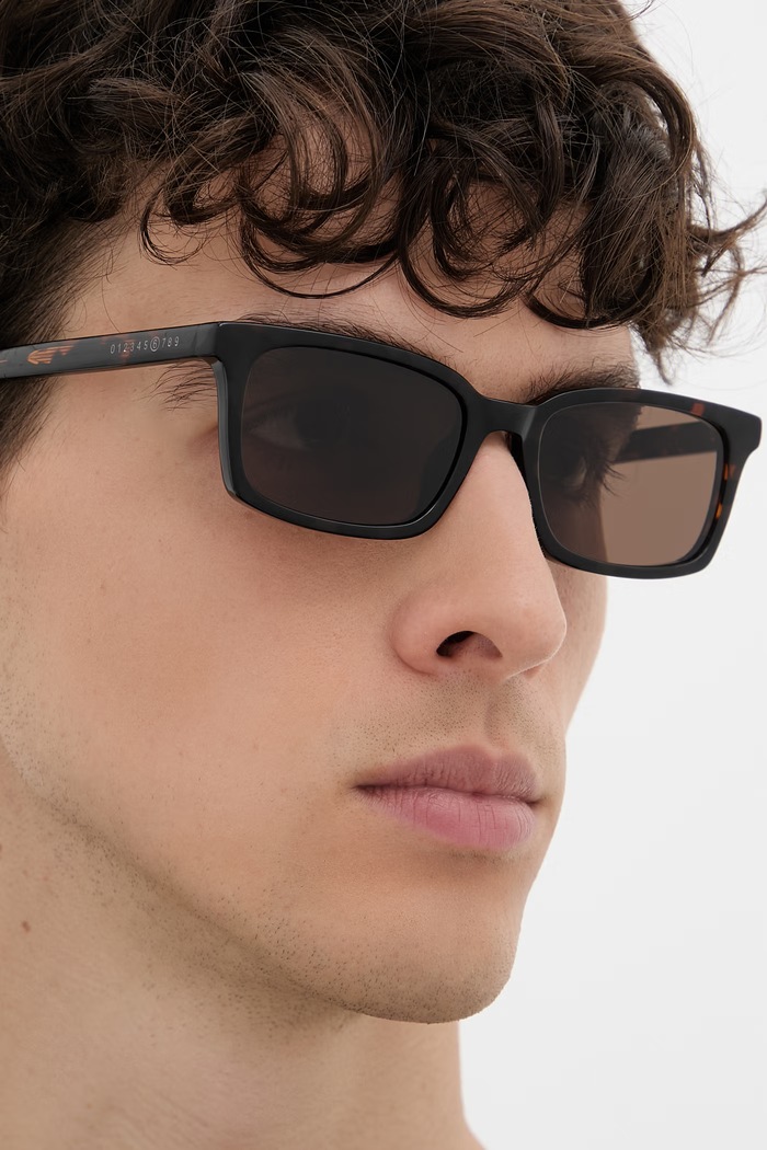 MM6 Maison Margiela LUNETTES 5 HAVANA okulary przeciwsłoneczne IH7B