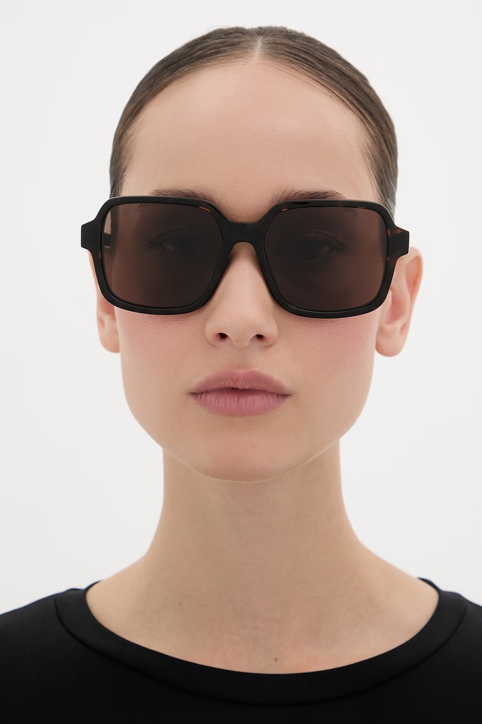 MM6 Maison Margiela LUNETTES 4 HAVANA okulary przeciwsłoneczne IVEL