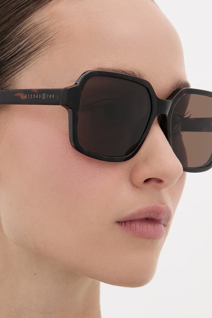 MM6 Maison Margiela LUNETTES 4 HAVANA okulary przeciwsłoneczne IVEL