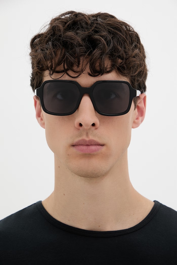 MM6 Maison Margiela LUNETTES 4 NOIR okulary przeciwsłoneczne IFHG
