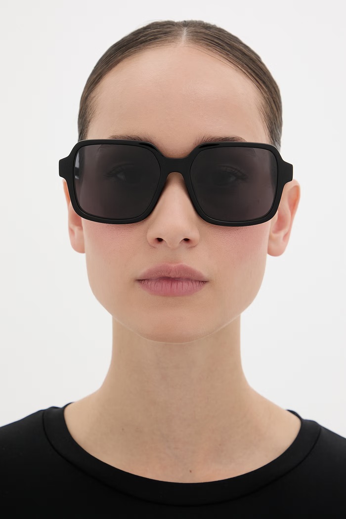 MM6 Maison Margiela LUNETTES 4 NOIR okulary przeciwsłoneczne IFHG