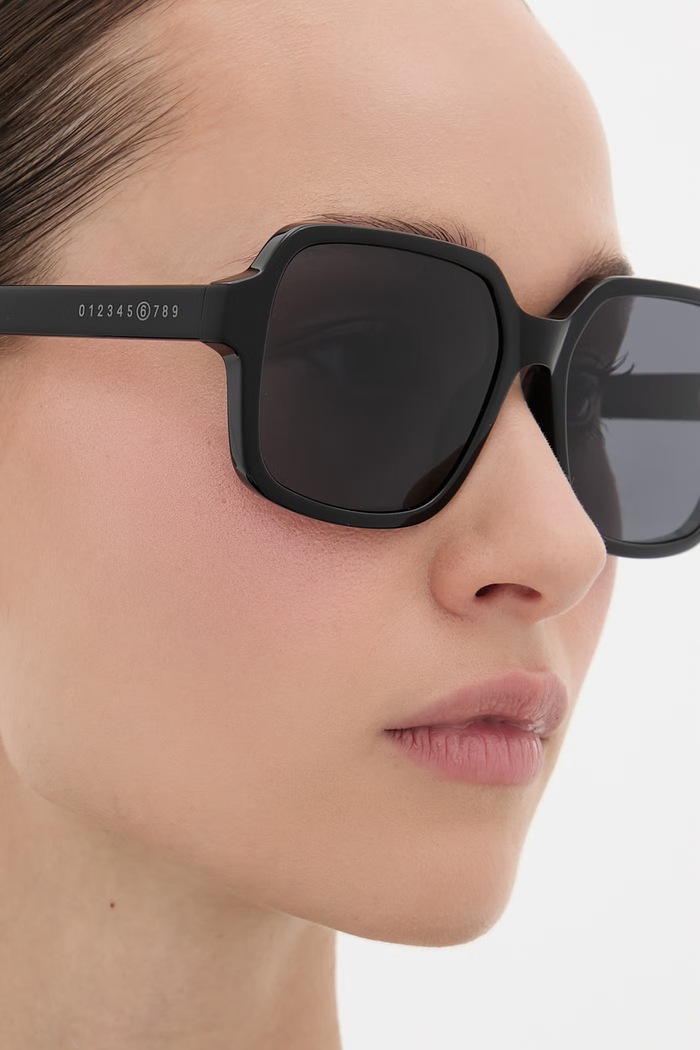 MM6 Maison Margiela LUNETTES 4 NOIR okulary przeciwsłoneczne IFHG