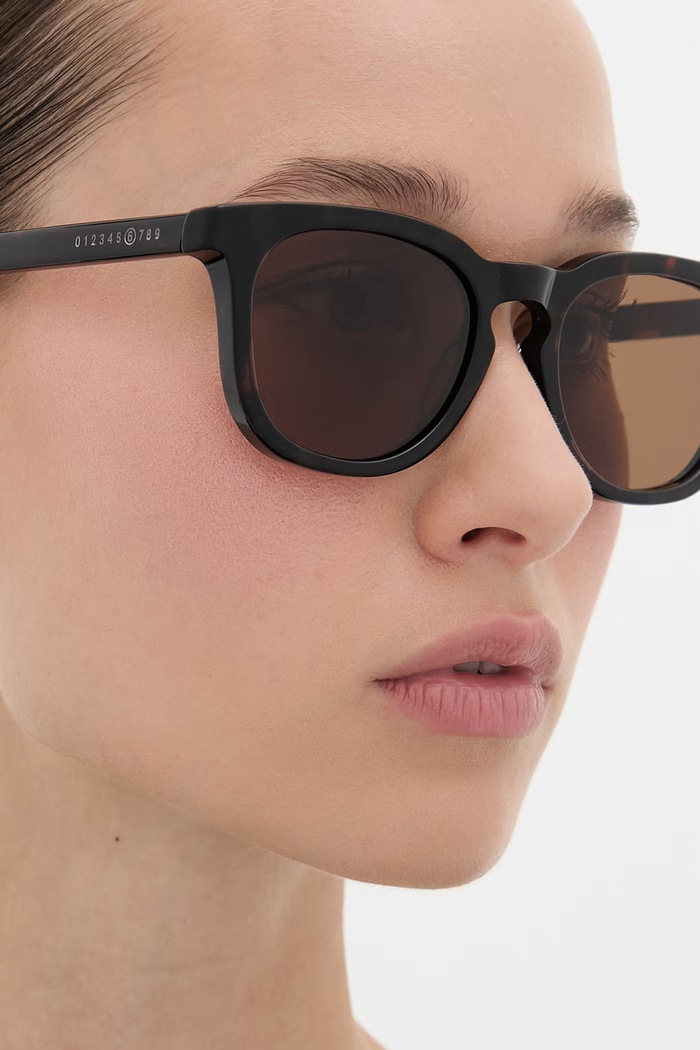 MM6 Maison Margiela LUNETTES 3 HAVANA okulary przeciwsłoneczne I62V