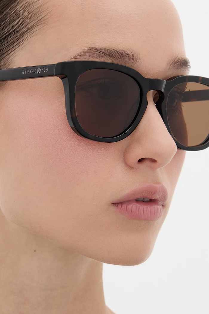 MM6 Maison Margiela LUNETTES 3 HAVANA okulary przeciwsłoneczne I62V